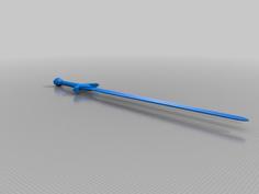 Eregon Sword Zarrock Low Detail 3D Printer Model