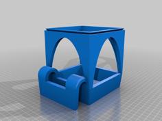 Fence Bird Feeder (with Roof) 3D Printer Model