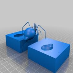 Black Widow Mold 3D Printer Model