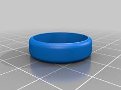 Wedding Band Size 12 Hybrid By Iceman24k 3D Printer Model