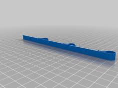 Simple Wall Letter Holder / Organizer (OpenSCAD) 3D Printer Model