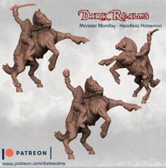 Monster Monday – Headless Horseman 3D Printer Model