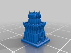 Castle Tower Decoration 3D Printer Model