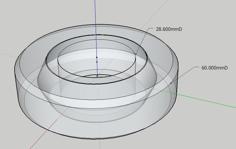 Built-in Casters For Erector Pipes 3D Printer Model