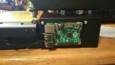 Raspberry Pi B+ / 2 Mount -Reduced- 3D Printer Model