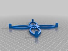 Quad Frame For 7mm Motors 3D Printer Model