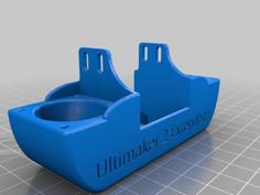 Ultimaker 2 Extended+ Shroud For Stock Configuration 3D Printer Model