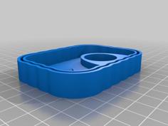 Hydroponic Endcap For Downspout To 1/2 Pvc Reinforced. 3D Printer Model