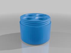 Threaded Container For 20700 Batteries 3D Printer Model