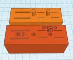 SD Card Locker 3D Printer Model