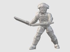 Cyber-Dervish (28mm/32mm Scale) 3D Printer Model