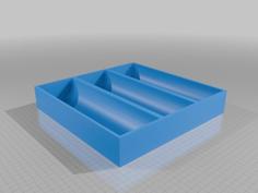 Simple Cutlery Tray (Lot Sizes!) 3D Printer Model