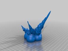 Explosion Effect For Action Figures 3D Printer Model