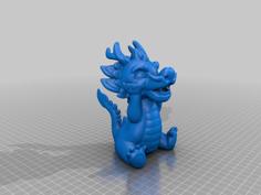 Cute Chinese Dragon – By Orangeteacher 3D Printer Model