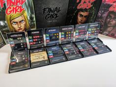 Final Girl Action Card Holders 3D Printer Model