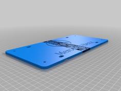 Replacement Mercedes Sprinter Plate 3D Printer Model