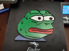 Pepe The Frog Multicolour 3D Printer Model