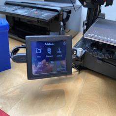 Raspberry Pi 3b Touchscreen Box (e.g. For Octroprint) 3D Printer Model