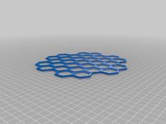 Unearth Hex Grid 3D Printer Model