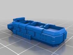 Space Transport Ship 3D Printer Model