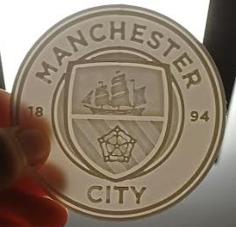 Manchaster City Badge 3D Printer Model