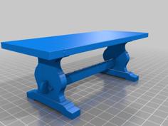 Medieval Table 3D Printer Model