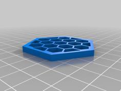 Honeycomb Keychain 3D Printer Model