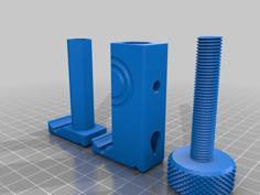 Ultimate Tripod Phone Mount (Elastic Band And Knurled Remix) 3D Printer Model