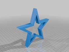 Xmass Star 3D Printer Model