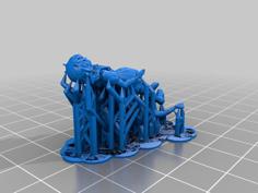 Blind Tiefling 3D Printer Model