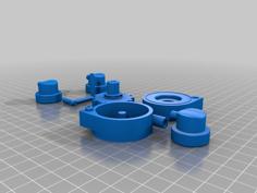 Rotating Double Cap (for Fun) Wip Not Sure If It Works Yet. 3D Printer Model