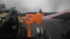 Slightly Bigger Bowden Coupler Clip Extruder Fitting 3D Printer Model