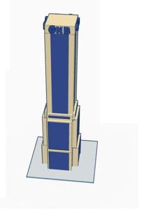 GNB Tower From How I Met Your Mother 3D Printer Model