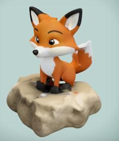 Cute Fox 3D Printer Model