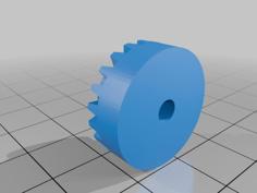 Audi Headlight Range Adjustment Gear 3D Printer Model