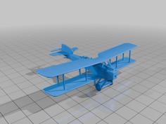 Breguet 14 A2 (1/144) 3D Printer Model