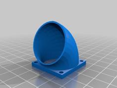 Yet Another E3D Cooling Fan Duct 3D Printer Model