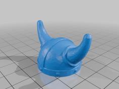 Viking Hat Magnetic 3D Printer Model