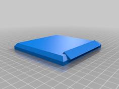 Model Display Base (with Blank Nameplate). 3D Printer Model