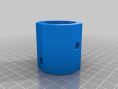 Lock Noob Euro, Rim Cylinder And KIK Lock Holder With Hex Inserts 3D Printer Model