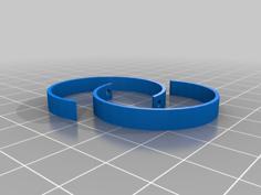 Hoop Style Earrings 3D Printer Model