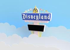 Disneyland Marquee Sign 3D Printer Model