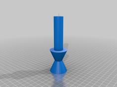 Candlestick 3D Printer Model