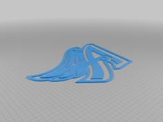 Los Angeles Angels Of Anaheim Logo – Classic 3D Printer Model