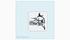 Marlin Firmware Logo With Fish 3D Printer Model