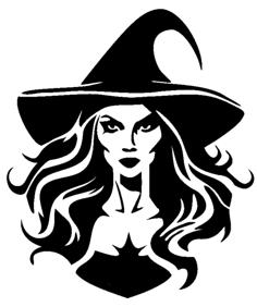 Witch Stencil 12 3D Printer Model