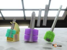 Hairy Disposable Toilet Brush 3D Printer Model