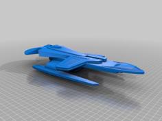 Star Trek Command & Control Carrier 3D Printer Model