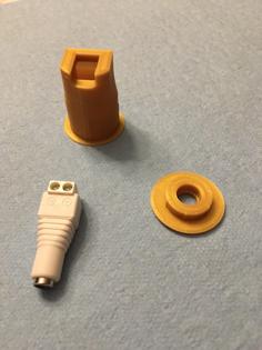 Retainer Shell For Barrel Jack To Screw Terminal Connectors 3D Printer Model