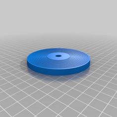 Vinyl Record Cake Topper 3D Printer Model